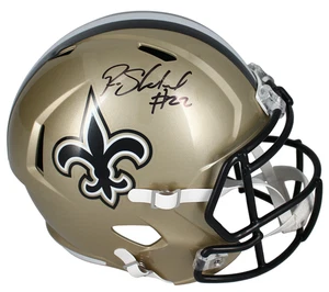 Rashid Shaheed Autographed New Orleans Saints Full Size Speed Helmet Beckett - Picture 1 of 4