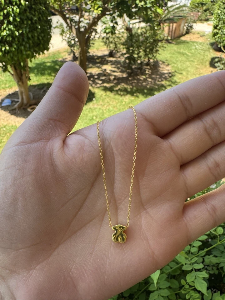 TOUS SWEET DOLLS NECKLACE | 18K GOLD PLATED SILVER VERMEIL - Image 1 of 2