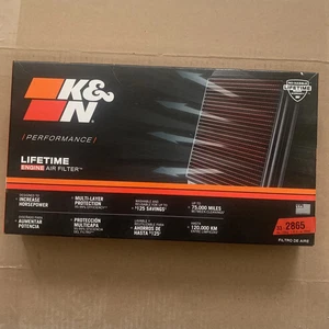 Filtro de aire de repuesto K&N 33-2865 para Volswagen/Audi/Asiento/Skoda 2003-2019 - Imagen 1 de 1