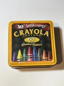 Crayola Buntstifte 40th Anniversary in Metalldose Neu Open Box - Bild 1 von 14
