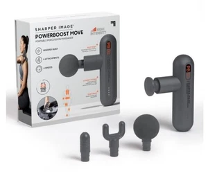 Sharper Image Powerboost Move Tiefengewebe Reise Perkussion Massagegerät - Bild 1 von 4