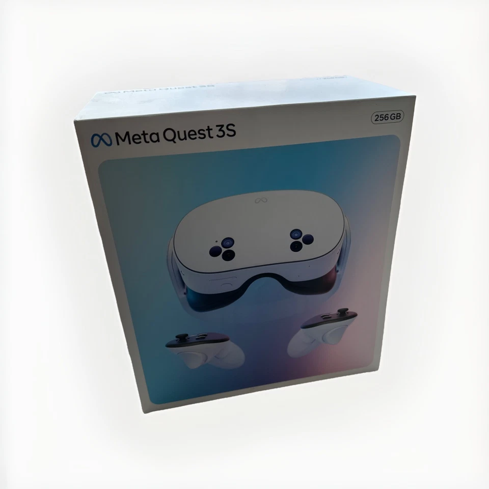 Meta Quest 3S 256GB Mixed Reality VR Headset 3M Horizon+ All-in-One NEW ORIGINAL BOX - Image 1 of 1
