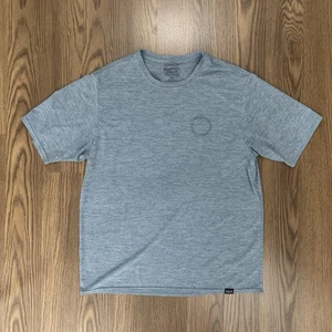 Patagonia Shirt Mens M Blue Capilene Cool Daily Mountain Biking Gorpcore Comfy - Picture 1 of 11