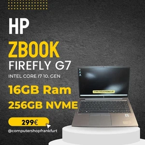 HP Zbook Firefly 14 G7,Intel i7-10610U,16GB Ram,256GB NVME #1 - Bild 1 von 7