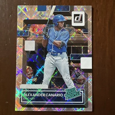 🔥🔥2022 Panini Donruss - Rated Prospect Alexander Canario #RP-12 (RC) - Image 1 of 4