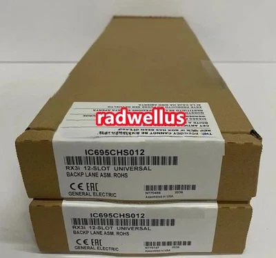 New Factory Sealed GE IC695CHS012 Fanuc BACKPLANE Module IC695CHS012 - Image 1 of 2