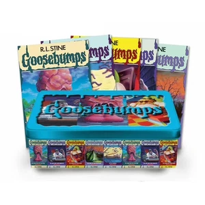 GOOSEBUMPS Retro Terror Edition New 5 Books Collector Tin Box R.L. STINE RARE - Imagen 1 de 1