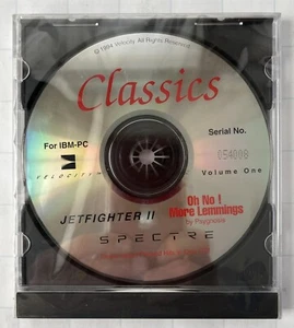 Classics JETFIGHTER II Volume 1 IBM PC 1994 Factory Sealed - Picture 1 of 4