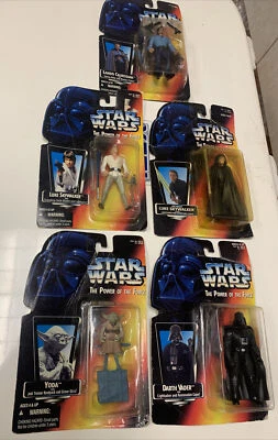 Star Wars Power of The Force Collection (1996) Luke Skywalker, Yoda Darth Vader - Image 1 of 4