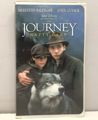 The Journey of Natty Gann VHS Disney Video Tape Traveling Wolf Movie Clamshell Foto 1 de 4