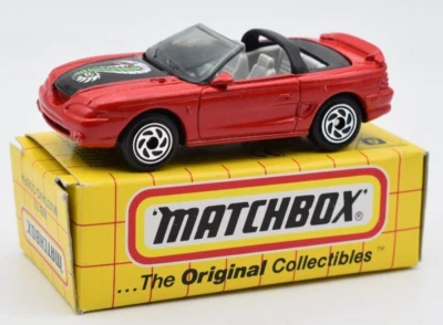 Matchbox Superfast #71 Ford Mustang Cobra rosso. metallo. Prodotto in Thailan... - Immagine 1 di 3
