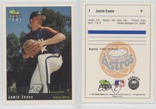 1991 Classic Best Auburn Astros Jamie Evans #7