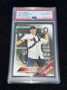 Jordan Spieth Signed 2016 Topps First Pitch Card PSA Slabbed Golf - Picture 1 of 2