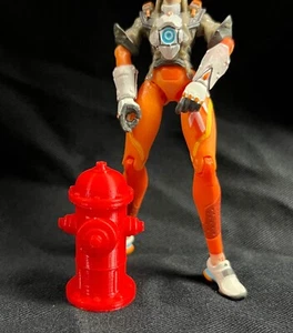 Action Figure Personalizzata Diorama Espositore Accessorio Rosso Idrante Fuoco Scala 1/18 - Foto 1 di 3
