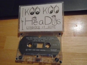 MEGA RARE Koo Koo Heads DEMO CASSETTE TAPE rock Washington DC 6x UNRELEASED 1991 - Picture 1 of 2