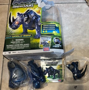 Mega Bloks Magnext Magna-Saurs Woolly Rhino Building Set 29557 Complete - Picture 1 of 2
