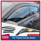 Ausgo Weather Shields For Toyota Corolla Sedan 2007-2013 Window Visors