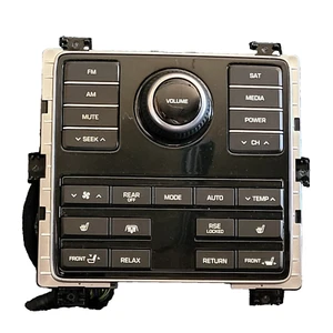 14-16 EQUUS Hyundai Rear Media Audio Radio Climate Control Panel 2014 2015 2016 - Picture 1 of 2