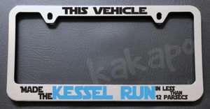 This Vehicle Made The Kessel Run..Star Wars Millennium Falcon Chrome Plate Frame - Picture 1 of 2