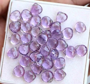 Amethyst Faceted Cut Drops 43.50 carats in Weight 7 mm in Size - Picture 1 of 3