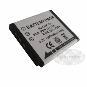Battery for Pentax D-Li68 DLi68 D-L168 Optio A36 Optio a40 Optio s10 Optio S12 - Picture 1 of 7