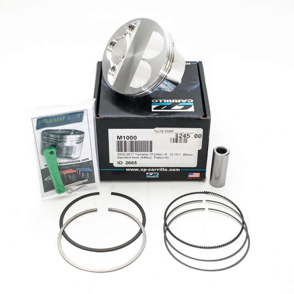 Pistón YFZ 450 YFZ450R 2009+ CP diámetro estándar 12,5-1 solo pistón M1000 Foto 1 de 1