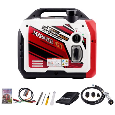 4KW Portable  LPG/Gas Generator Inverter Bluetooth E-Start EV-charging 58dB - Image 1 of 4