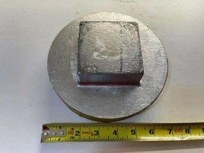 6" Latrobe Foundry Square Head Plug NPT LF 356-F Aluminum Schedule 40 150 PSI  - Image 1 of 2