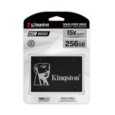Kingston KC600 SSD 256GB 2.5in SATA Rev3.0 (6Gb/s) - Image 1 of 4