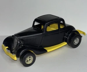 Vintage Durant Plastics 1934 Ford Victoria Toy Car 12" Black Tootsietoy Rat Rod - Picture 1 of 8