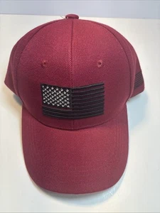 Sombrero de camionero ajustable bandera roja americana - Imagen 1 de 5