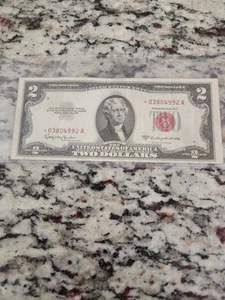 1953 Series C 2$ Bill Star Note - Picture 1 of 7