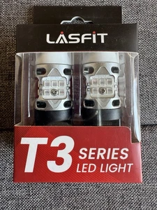 Lasfit 3157 LED Switchback Turn Signa Bright Parking/DRL Light Bulbs - Picture 1 of 4