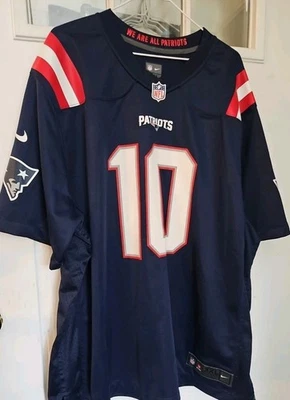 NFL 新英格兰爱国者 MAC JONES 短袖球衣全新带标签 3XL 60 美元 — 第 1/4 张图片