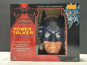 NEW & SEALED 1997 BATMAN & ROBIN POWER TALKER BATMAN VOICE CHANGING MASK FIGURE - Picture 1 of 9