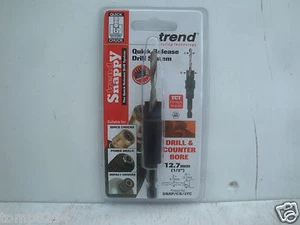 TREND SNAP/CB/3TC CB3 12.7MM (1/2") TCT COUNTERBORE  4.75MM DRILL BIT - Picture 1 of 1