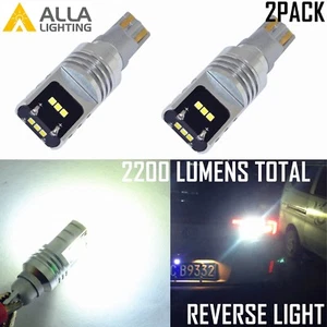 Alla Lighting 2200LM 921 912 T15 CSP LED Back Up Light Backup Reverse Bulb White - Picture 1 of 8