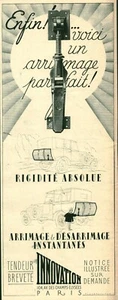 Publicité ancienne tendeur rigidité absolue 1926 issue de magazine - Imagen 1 de 1