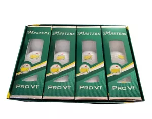 Augusta National 2017 Masters logo Titleist Golf Balls Pro V1 Dozen Masters NEW - Picture 1 of 8