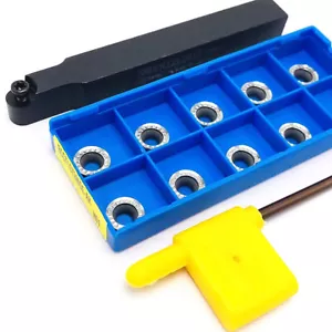 1/2 Zoll SRDPN 1212H10 12 mm CNC Drehmaschine Neutral Drehen Werkzeug Halter + 10 Stück RCGT10T3MO - Bild 1 von 2
