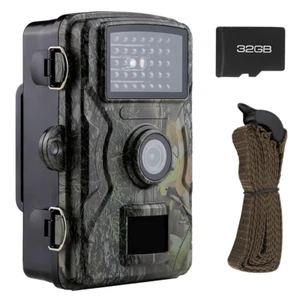 Outdoor 50MP 4K Trail Hunting Camera with Night Vision Infrared Game Camera +SD - Picture 1 of 9