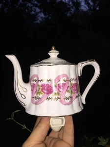 LUZ NOCTURNA TAZA DE TÉ ROSA 6/7 Provincial Francesa Única ART NOUVEAU De Colección ❤️j8 - Imagen 1 de 6