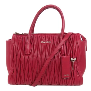 MIUMIU Handbag Materasse 2WAY Leather - Picture 1 of 24