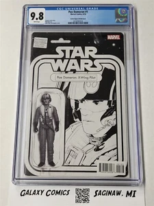 Star Wars: Poe Dameron #1 - CGC 9.8 - Actionfigur Sketch Variante JTC Exclusive - Bild 1 von 2