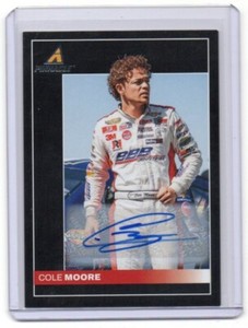 2022 Panini Chronicles Racing NASCAR Pinnacle Autograph Cole Moore