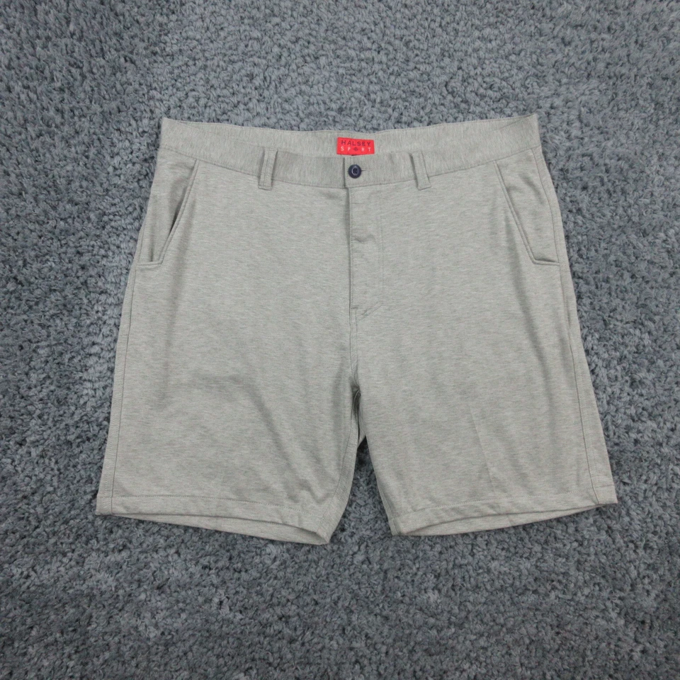 Pantalones Cortos Deportivos Halsey Para Hombre 38 Gris Verde Mezcla Chino 38x8* Foto 1 de 4