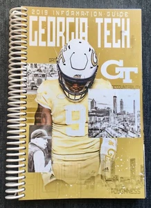 Brand New GEORGIA TECH YELLOW JACKETS 2019 Football Media Guide ACC Media Day - Picture 1 of 1