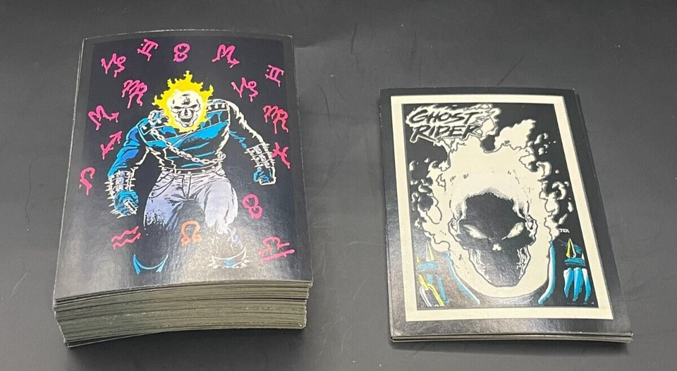 1992 Ghost Rider 2 Trading Cards Complete Set 1-80 + 10 Glow in the Dark Cards - Image 1 of 1