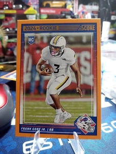 2024 Panini Score Frank Gore Jr RC #395 Orange Parallel Sp - Picture 1 of 2