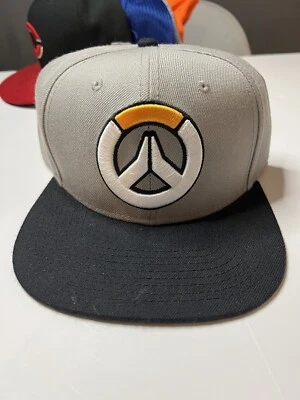 Sombrero Overwatch Jinx Blizzard Entretenimiento Videojuego Snapback Sombrero Gris Negro Foto 1 de 3